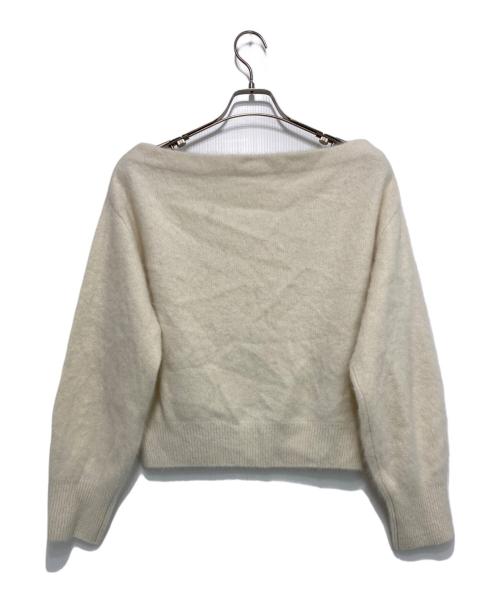 FRAY ID（フレイ アイディー）FRAY ID (フレイ アイディー) フォックス カシミア オフショルニット セーター ベージュ サイズ:Fの古着・服飾アイテム