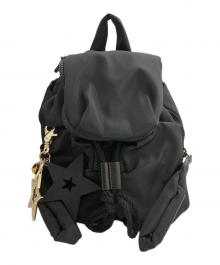 SEE BY CHLOE（シーバイクロエ）の古着「チャーム付きミニリュックサック」｜ブラック