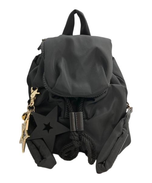 SEE BY CHLOE（シーバイクロエ）SEE BY CHLOE (シーバイクロエ) チャーム付きミニリュックサック ブラックの古着・服飾アイテム