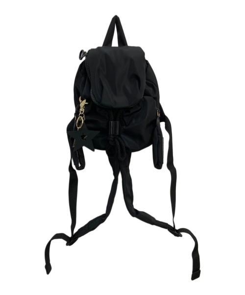 SEE BY CHLOE（シーバイクロエ）SEE BY CHLOE (シーバイクロエ) チャーム付きミニリュックサック ブラックの古着・服飾アイテム