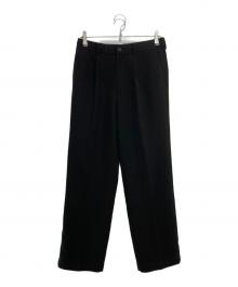 N.HOOLYWOOD（エヌ ハリウッド）の古着「WIDE TAPERED EASY SLACKS」｜ブラック