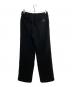 N.HOOLYWOOD (エヌ ハリウッド) WIDE TAPERED EASY SLACKS ブラック サイズ:38：9000円