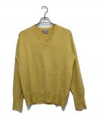 BALLANTYNEバランタイン）の古着「カシミヤVネックニット」｜イエロー