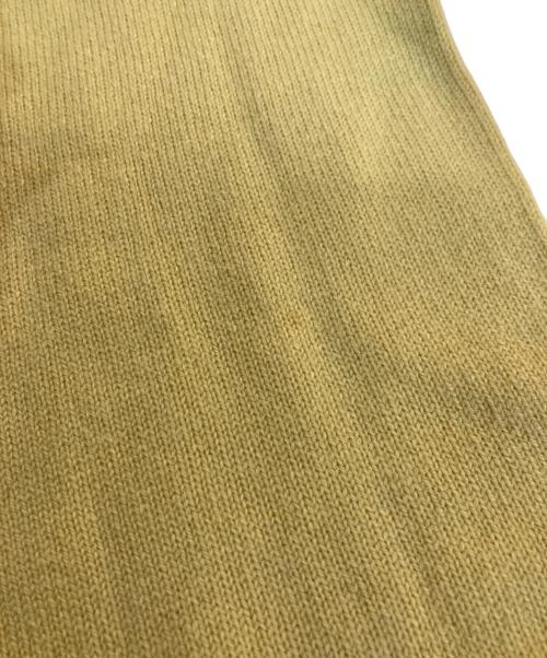 BALLANTYNE（バランタイン）BALLANTYNE (バランタイン) カシミヤVネックニット イエロー サイズ:42の古着・服飾アイテム