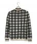 FENDI (フェンディ) チェック柄モックネックウールニット アイボリー×ブラック サイズ:SIZE 48：18000円