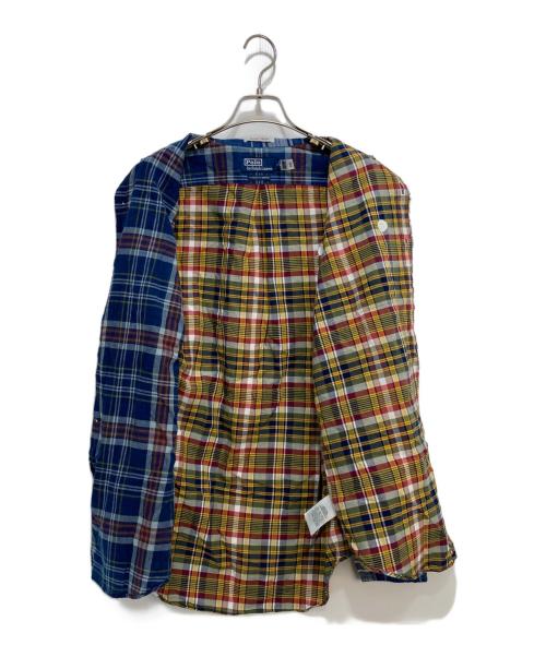POLO RALPH LAUREN（ポロ・ラルフローレン）POLO RALPH LAUREN (ポロ・ラルフローレン) クレイジーパターンチェックシャツ マルチカラー サイズ:Ｍの古着・服飾アイテム