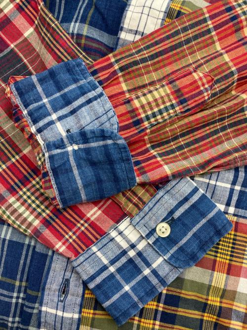 POLO RALPH LAUREN（ポロ・ラルフローレン）POLO RALPH LAUREN (ポロ・ラルフローレン) クレイジーパターンチェックシャツ マルチカラー サイズ:Ｍの古着・服飾アイテム