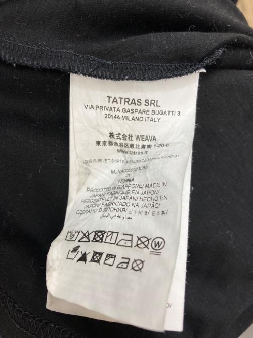 TATRAS（タトラス）TATRAS (タトラス) BELECI ロングスリーブカットソー ブラック サイズ:1の古着・服飾アイテム