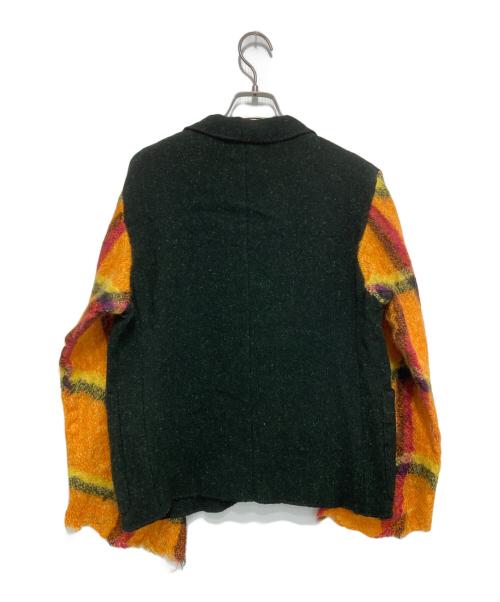 tricot COMME des GARCONS（トリココムデギャルソン）tricot COMME des GARCONS (トリココムデギャルソン) 90ｓ チェック切替ウールジャケット マルチカラー サイズ:-の古着・服飾アイテム