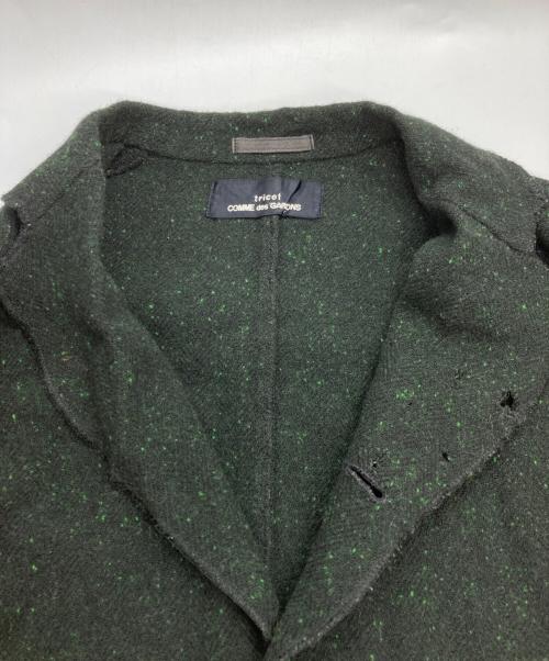 tricot COMME des GARCONS（トリココムデギャルソン）tricot COMME des GARCONS (トリココムデギャルソン) 90ｓ チェック切替ウールジャケット マルチカラー サイズ:-の古着・服飾アイテム
