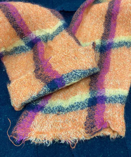 tricot COMME des GARCONS（トリココムデギャルソン）tricot COMME des GARCONS (トリココムデギャルソン) 90ｓ チェック切替ウールジャケット マルチカラー サイズ:-の古着・服飾アイテム