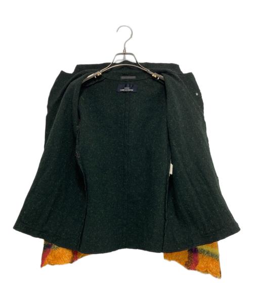 tricot COMME des GARCONS（トリココムデギャルソン）tricot COMME des GARCONS (トリココムデギャルソン) 90ｓ チェック切替ウールジャケット マルチカラー サイズ:-の古着・服飾アイテム