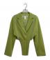 JOSE MOON（ジョゼムーン）の古着「ZIP OPEN SHOULDER JACKET」｜黄緑