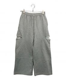 JOSE MOON（ジョゼムーン）の古着「SIDE SLIT SWEAT PANTS」｜グレー
