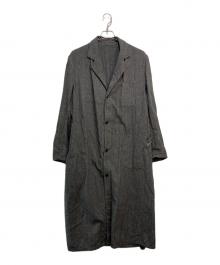 USED（ユーズド）の古着「black chambray atelier coat」｜グレー