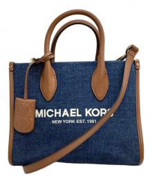 MICHAEL KORS（マイケル・コース）の古着「デニム2WAYバッグ」｜インディゴ