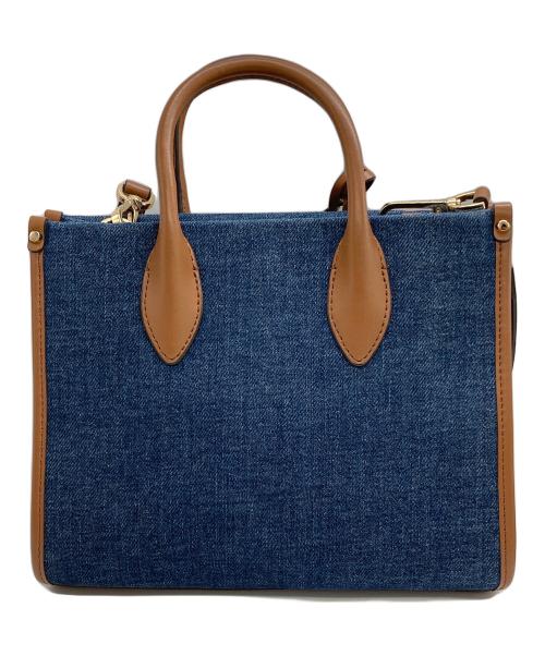MICHAEL KORS（マイケル・コース）MICHAEL KORS (マイケル・コース) デニム2WAYバッグ インディゴの古着・服飾アイテム
