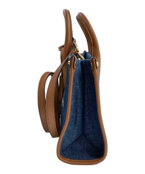 MICHAEL KORS（マイケル・コース）MICHAEL KORS (マイケル・コース) デニム2WAYバッグ インディゴの古着・服飾アイテム