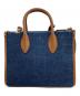 MICHAEL KORS (マイケル・コース) デニム2WAYバッグ インディゴ：9000円