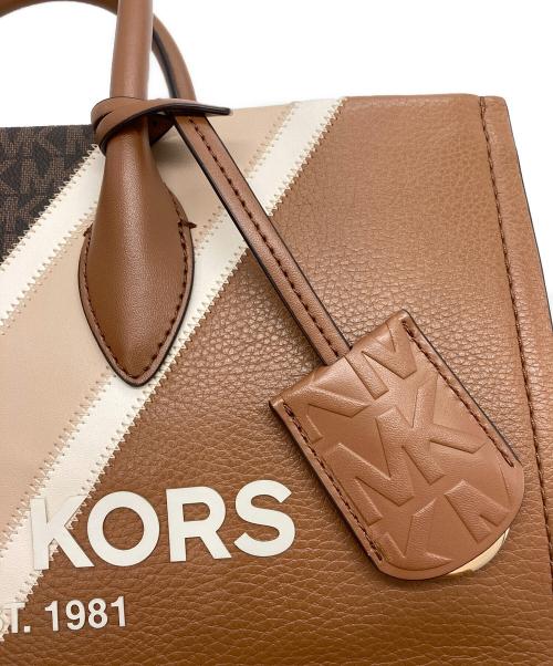 MICHAEL KORS（マイケル・コース）MICHAEL KORS (マイケル・コース) ミレラ 2WAY バッグ ブラウンの古着・服飾アイテム