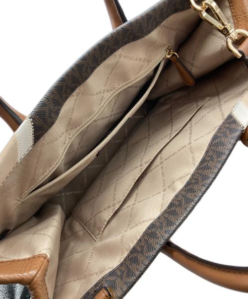 MICHAEL KORS（マイケル・コース）MICHAEL KORS (マイケル・コース) ミレラ 2WAY バッグ ブラウンの古着・服飾アイテム