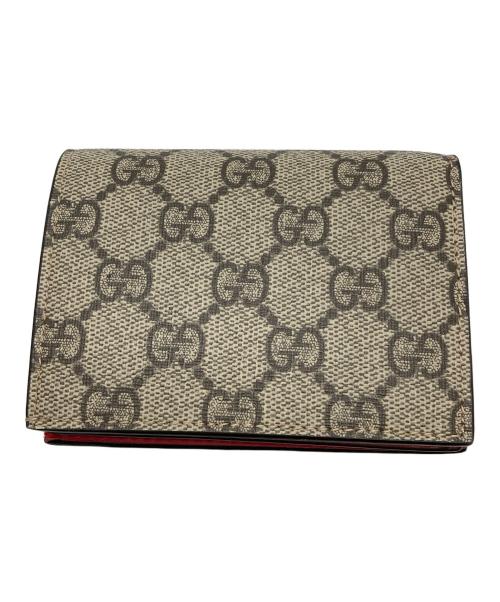 GUCCI（グッチ）GUCCI (グッチ) GGスプリーム チェリー ミニウォレットの古着・服飾アイテム