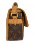 中古・古着 LOUIS VUITTON (ルイ ヴィトン) モノグラム ソローニュ ショルダーバッグ ブラウン：80000円
