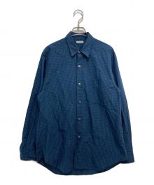 STEVEN ALAN（スティーブンアラン）の古着「SOKTAS チェック レギュラーカラー シャツ」｜ブルー