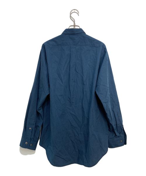STEVEN ALAN（スティーブンアラン）STEVEN ALAN (スティーブンアラン) SOKTAS チェック レギュラーカラー シャツ ブルー サイズ:Sの古着・服飾アイテム