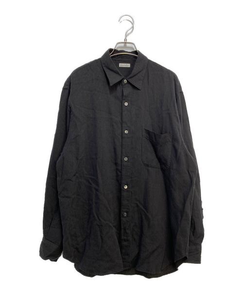 STEVEN ALAN（スティーブンアラン）STEVEN ALAN (スティーブンアラン) ドレープ コードレーン レギュラーカラー シャツ LOOSE ブラウン サイズ:Sの古着・服飾アイテム