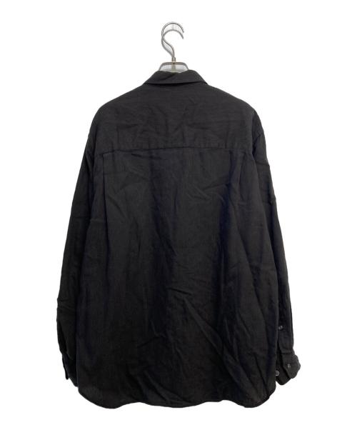 STEVEN ALAN（スティーブンアラン）STEVEN ALAN (スティーブンアラン) ドレープ コードレーン レギュラーカラー シャツ LOOSE ブラウン サイズ:Sの古着・服飾アイテム