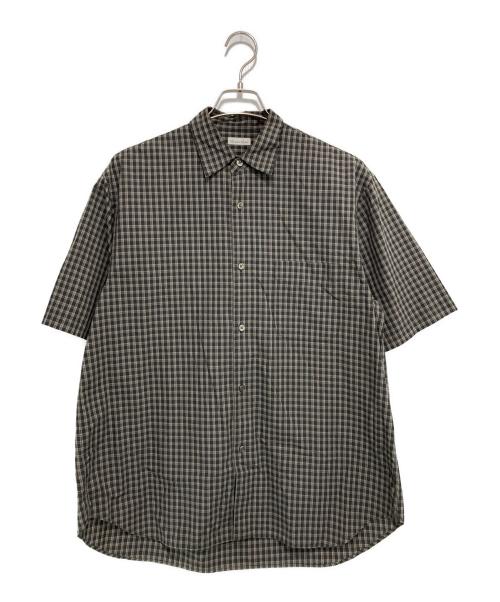 STEVEN ALAN（スティーブンアラン）STEVEN ALAN (スティーブンアラン) 60 シボ チェック ALINE LOOSE CASUAL ブラック サイズ:Sの古着・服飾アイテム