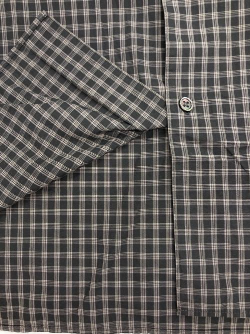 STEVEN ALAN（スティーブンアラン）STEVEN ALAN (スティーブンアラン) 60 シボ チェック ALINE LOOSE CASUAL ブラック サイズ:Sの古着・服飾アイテム