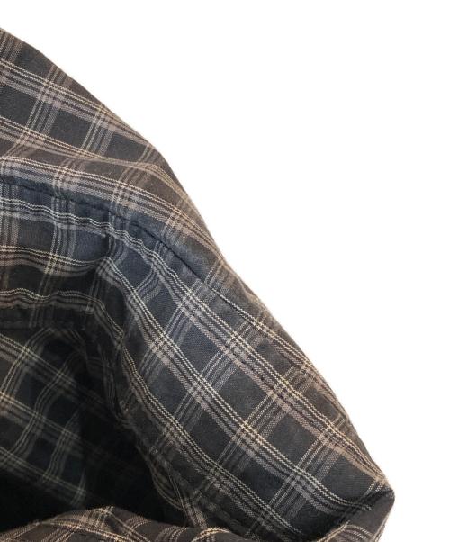 STEVEN ALAN（スティーブンアラン）STEVEN ALAN (スティーブンアラン) 60 シボ チェック ALINE LOOSE CASUAL ブラック サイズ:Sの古着・服飾アイテム