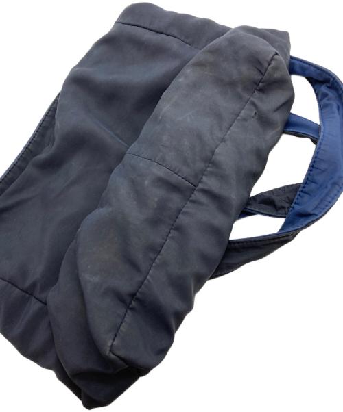 BOTTEGA VENETA（ボッテガベネタ）BOTTEGA VENETA (ボッテガベネタ) ナイロントートバッグ ネイビーの古着・服飾アイテム