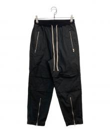 DANKE SCHON（ダンケ シェーン）の古着「COATING FRONT ZIP PANTS」｜ブラック