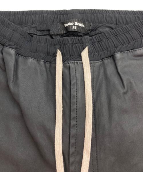DANKE SCHON（ダンケ シェーン）DANKE SCHON (ダンケ シェーン) COATING FRONT ZIP PANTS ブラック サイズ:28の古着・服飾アイテム