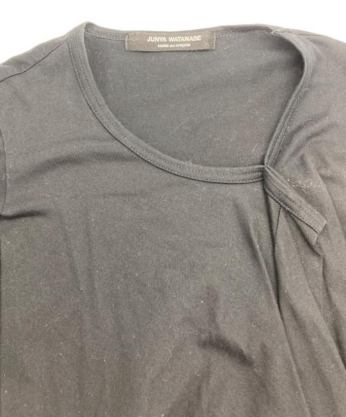 JUNYA WATANABE COMME des GARCONS（(ジュンヤワタナベ コムデギャルソン）JUNYA WATANABE COMME des GARCONS ((ジュンヤワタナベ コムデギャルソン) 切替カットソーワンピース ブラック×ピンク サイズ:FREEの古着・服飾アイテム