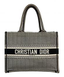 Christian Dior（クリスチャン ディオール）の古着「ブックトート ミディアム」｜ホワイト×ブラック