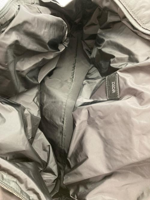 Dior（ディオール）Dior (ディオール) サドルポーチ付きボストンバッグ ブラックの古着・服飾アイテム