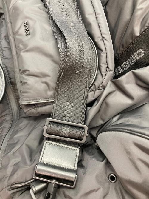 Dior（ディオール）Dior (ディオール) サドルポーチ付きボストンバッグ ブラックの古着・服飾アイテム