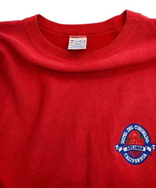 Champion（チャンピオン）Champion (チャンピオン) リバースウィーブクルーネックスウェット ブルー サイズ:Lの古着・服飾アイテム