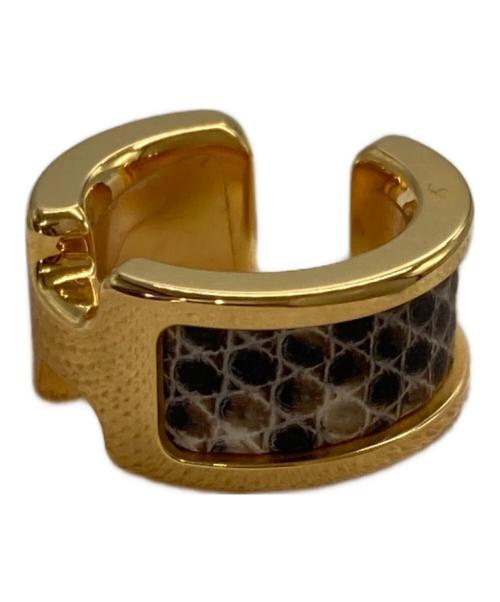 HERMES（エルメス）HERMES (エルメス) オランプリザード PM ゴールドイヤーカフの古着・服飾アイテム