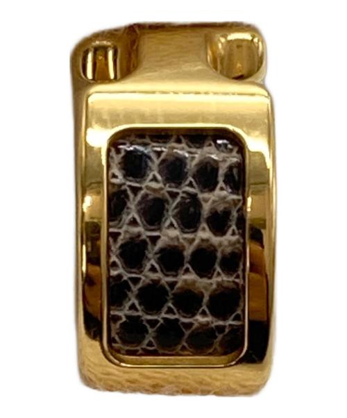 HERMES（エルメス）HERMES (エルメス) オランプリザード PM ゴールドイヤーカフの古着・服飾アイテム