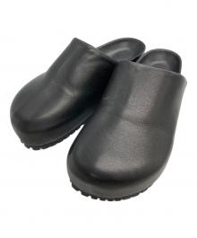 RIM.ARK（リムアーク）の古着「Relaxy leather sandal」｜ブラック