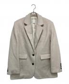 JOSE MOONジョゼムーン）の古着「MOHAIR SHAGGY JACKET」｜ホワイト