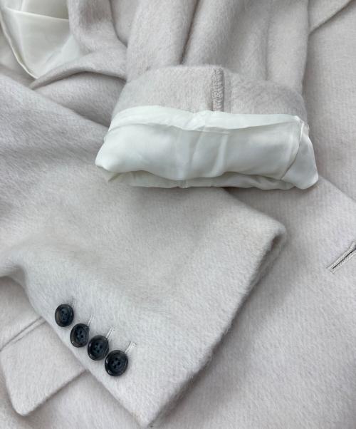 JOSE MOON（ジョゼムーン）JOSE MOON (ジョゼムーン) MOHAIR SHAGGY JACKET ホワイト サイズ:36の古着・服飾アイテム