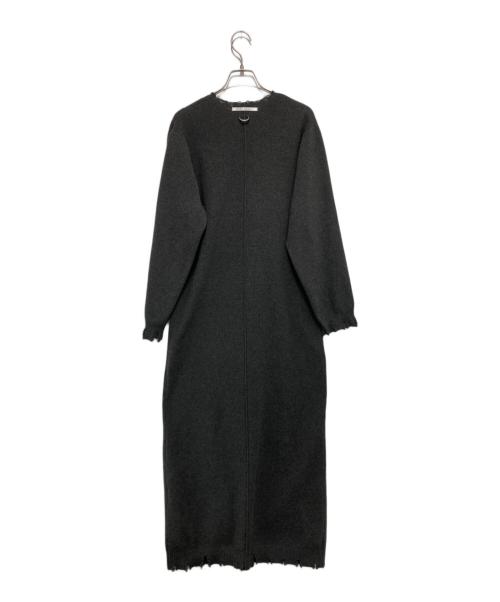 JOSE MOON（ジョゼムーン）JOSE MOON (ジョゼムーン) DEEP V KNIT DRESS グレー サイズ:FREEの古着・服飾アイテム