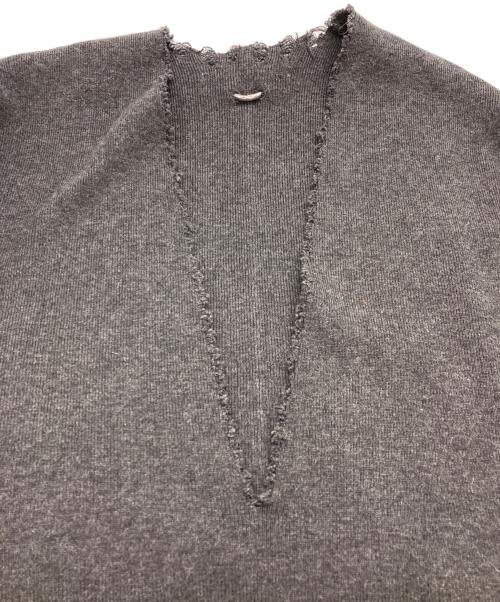 JOSE MOON（ジョゼムーン）JOSE MOON (ジョゼムーン) DEEP V KNIT DRESS グレー サイズ:FREEの古着・服飾アイテム