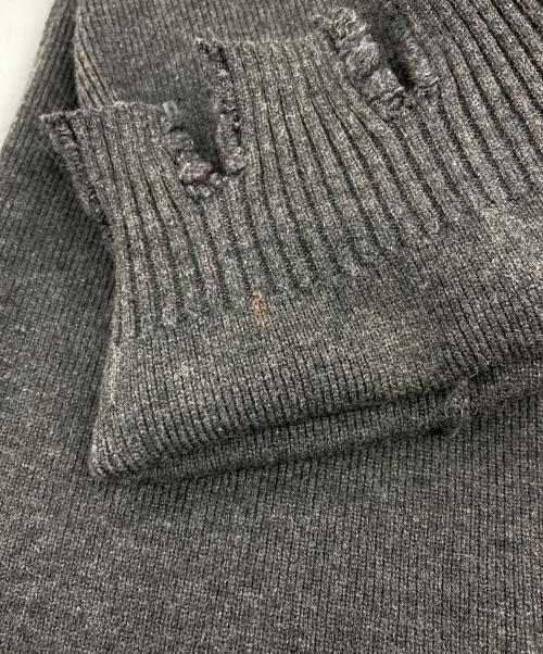 JOSE MOON（ジョゼムーン）JOSE MOON (ジョゼムーン) DEEP V KNIT DRESS グレー サイズ:FREEの古着・服飾アイテム